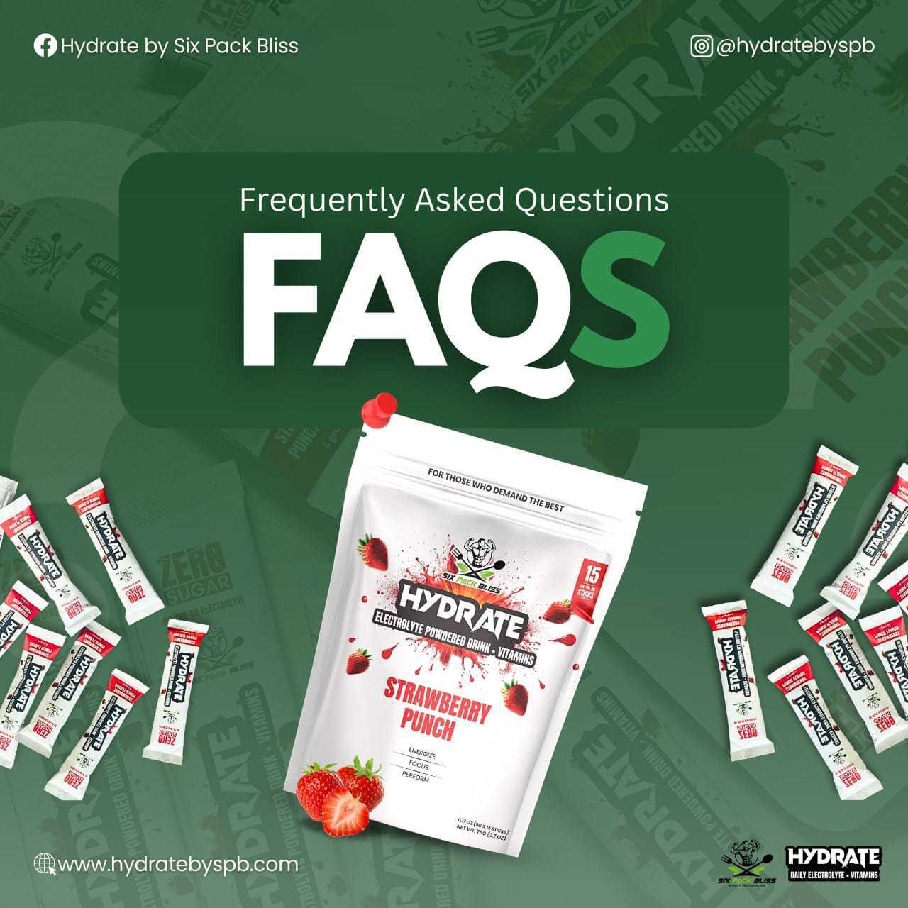 Hydrate by Six Pack Bliss (1 Pouch, 15 Servings)