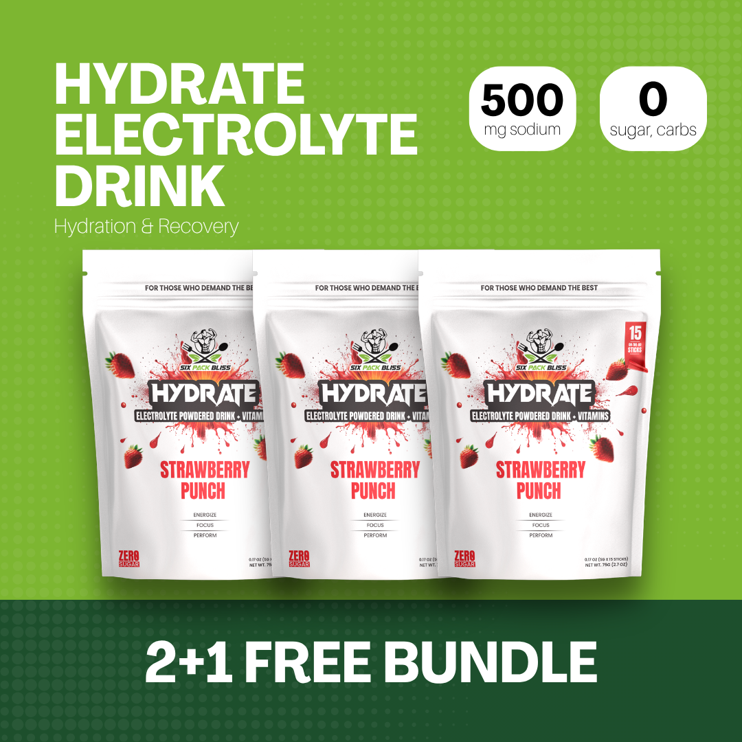HYDRATE — Buy 2 Get 1 FREE · 58% OFF Clearance Sale · 45 Servings