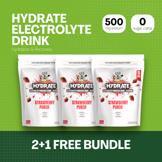 HYDRATE — Buy 2 Get 1 FREE · 58% OFF Clearance Sale · 45 Servings